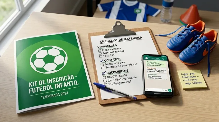 Prévia do Checklist de Documentos do Atleta